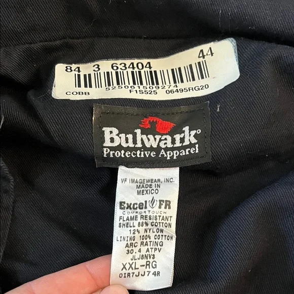 XXL Bulwark Protective Apparel Flame Resistant Field Jacket - Picture 2 of 8